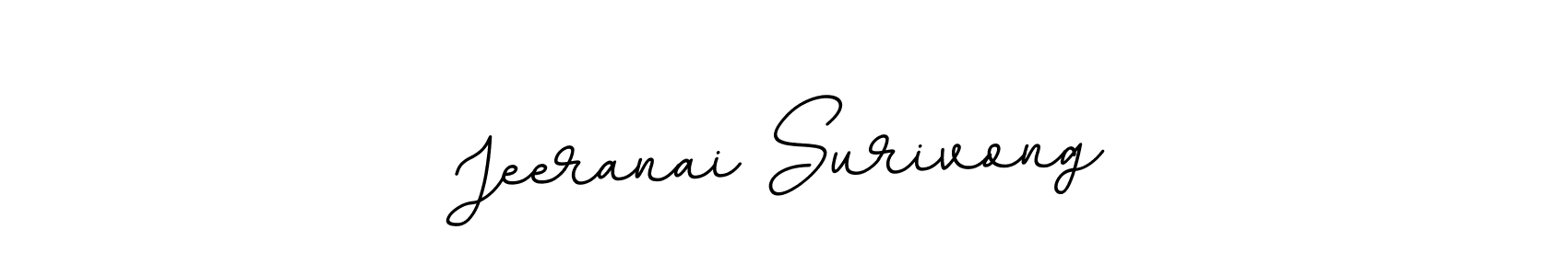 Create a beautiful signature design for name Jeeranai Surivong. With this signature (BallpointsItalic-DORy9) fonts, you can make a handwritten signature for free. Jeeranai Surivong signature style 11 images and pictures png