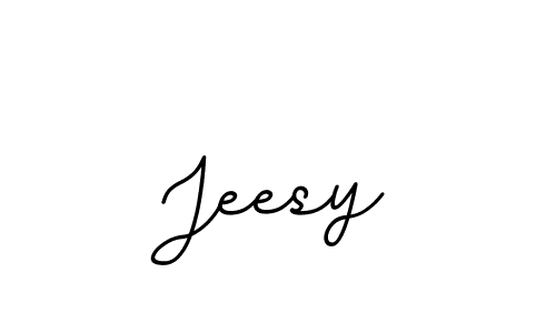 Design your own signature with our free online signature maker. With this signature software, you can create a handwritten (BallpointsItalic-DORy9) signature for name Jeesy. Jeesy signature style 11 images and pictures png