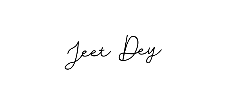 Design your own signature with our free online signature maker. With this signature software, you can create a handwritten (BallpointsItalic-DORy9) signature for name Jeet Dey. Jeet Dey signature style 11 images and pictures png