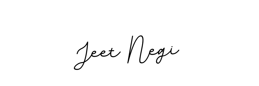 How to make Jeet Negi name signature. Use BallpointsItalic-DORy9 style for creating short signs online. This is the latest handwritten sign. Jeet Negi signature style 11 images and pictures png