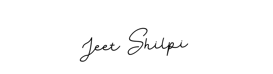 How to make Jeet Shilpi name signature. Use BallpointsItalic-DORy9 style for creating short signs online. This is the latest handwritten sign. Jeet Shilpi signature style 11 images and pictures png