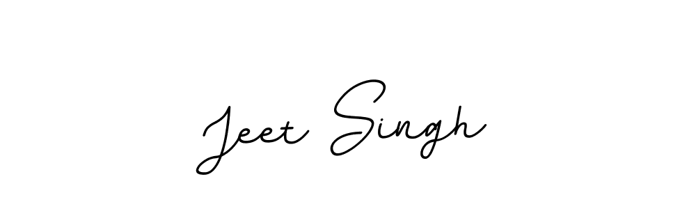 How to make Jeet Singh name signature. Use BallpointsItalic-DORy9 style for creating short signs online. This is the latest handwritten sign. Jeet Singh signature style 11 images and pictures png