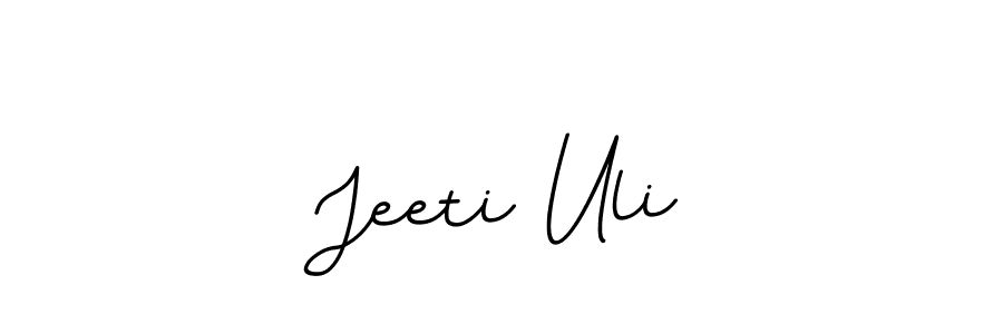 It looks lik you need a new signature style for name Jeeti Uli. Design unique handwritten (BallpointsItalic-DORy9) signature with our free signature maker in just a few clicks. Jeeti Uli signature style 11 images and pictures png
