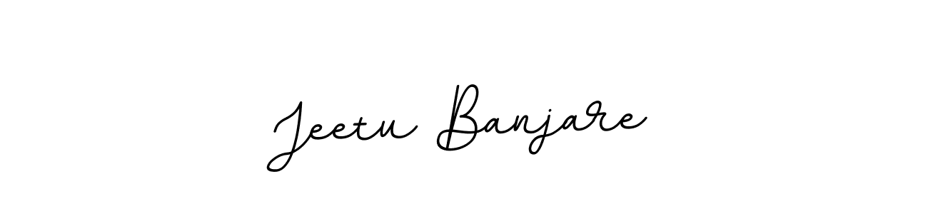 BallpointsItalic-DORy9 is a professional signature style that is perfect for those who want to add a touch of class to their signature. It is also a great choice for those who want to make their signature more unique. Get Jeetu Banjare name to fancy signature for free. Jeetu Banjare signature style 11 images and pictures png