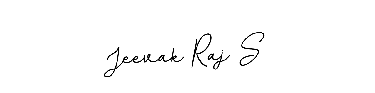 You can use this online signature creator to create a handwritten signature for the name Jeevak Raj S. This is the best online autograph maker. Jeevak Raj S signature style 11 images and pictures png