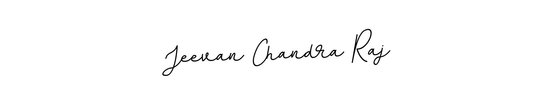 This is the best signature style for the Jeevan Chandra Raj name. Also you like these signature font (BallpointsItalic-DORy9). Mix name signature. Jeevan Chandra Raj signature style 11 images and pictures png