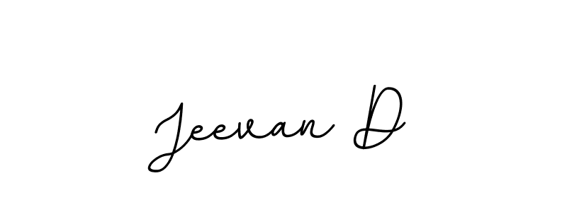 Jeevan D stylish signature style. Best Handwritten Sign (BallpointsItalic-DORy9) for my name. Handwritten Signature Collection Ideas for my name Jeevan D. Jeevan D signature style 11 images and pictures png