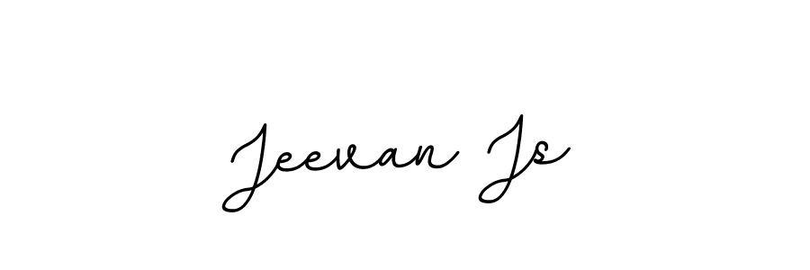 The best way (BallpointsItalic-DORy9) to make a short signature is to pick only two or three words in your name. The name Jeevan Js include a total of six letters. For converting this name. Jeevan Js signature style 11 images and pictures png