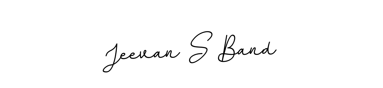 Also we have Jeevan S Band name is the best signature style. Create professional handwritten signature collection using BallpointsItalic-DORy9 autograph style. Jeevan S Band signature style 11 images and pictures png