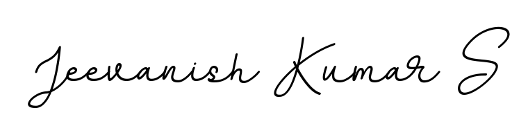Create an unforgettable impression when signing with Jeevanish Kumar S name styled in BallpointsItalic-DORy9 typography. 100% free online generator. Jeevanish Kumar S signature style 11 images and pictures png