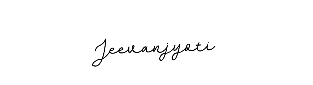 How to make Jeevanjyoti name signature. Use BallpointsItalic-DORy9 style for creating short signs online. This is the latest handwritten sign. Jeevanjyoti signature style 11 images and pictures png