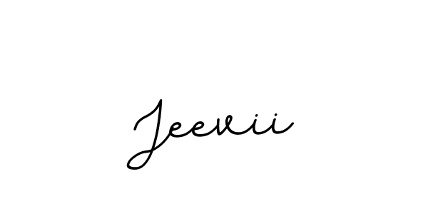 Design your own signature with our free online signature maker. With this signature software, you can create a handwritten (BallpointsItalic-DORy9) signature for name Jeevii. Jeevii signature style 11 images and pictures png