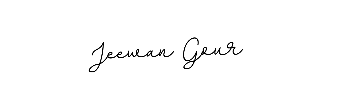 Create a beautiful signature design for name Jeewan Gour. With this signature (BallpointsItalic-DORy9) fonts, you can make a handwritten signature for free. Jeewan Gour signature style 11 images and pictures png