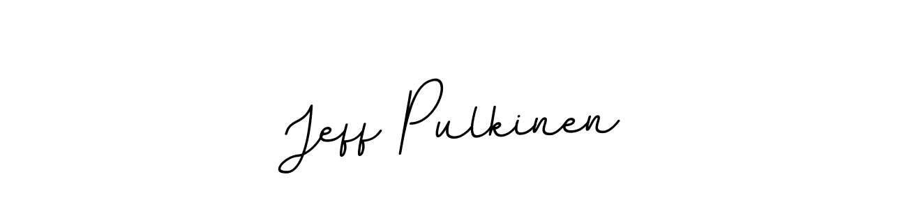 Design your own signature with our free online signature maker. With this signature software, you can create a handwritten (BallpointsItalic-DORy9) signature for name Jeff Pulkinen. Jeff Pulkinen signature style 11 images and pictures png