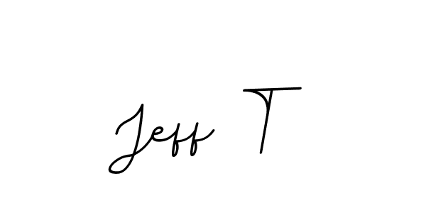 Jeff T stylish signature style. Best Handwritten Sign (BallpointsItalic-DORy9) for my name. Handwritten Signature Collection Ideas for my name Jeff T. Jeff T signature style 11 images and pictures png