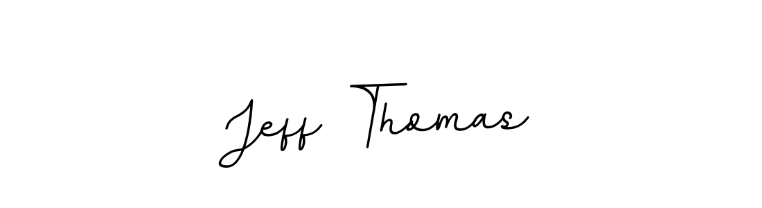 How to make Jeff Thomas name signature. Use BallpointsItalic-DORy9 style for creating short signs online. This is the latest handwritten sign. Jeff Thomas signature style 11 images and pictures png