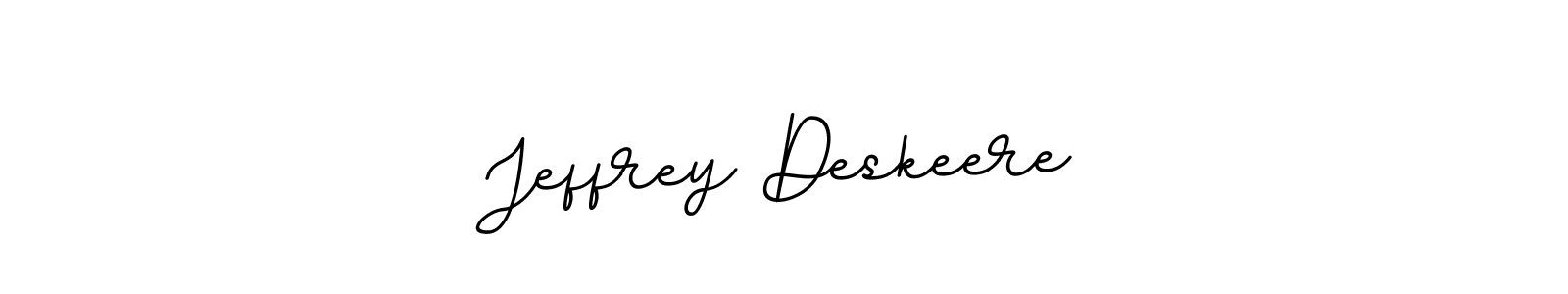 Design your own signature with our free online signature maker. With this signature software, you can create a handwritten (BallpointsItalic-DORy9) signature for name Jeffrey Deskeere. Jeffrey Deskeere signature style 11 images and pictures png