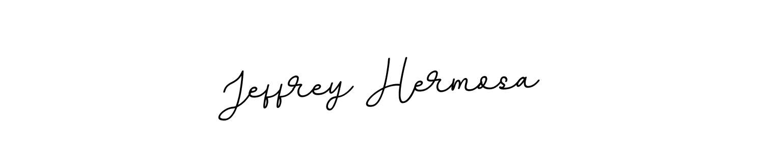 The best way (BallpointsItalic-DORy9) to make a short signature is to pick only two or three words in your name. The name Jeffrey Hermosa include a total of six letters. For converting this name. Jeffrey Hermosa signature style 11 images and pictures png