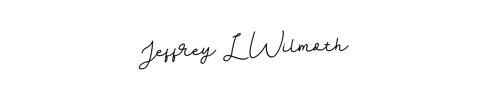 The best way (BallpointsItalic-DORy9) to make a short signature is to pick only two or three words in your name. The name Jeffrey L Wilmoth include a total of six letters. For converting this name. Jeffrey L Wilmoth signature style 11 images and pictures png