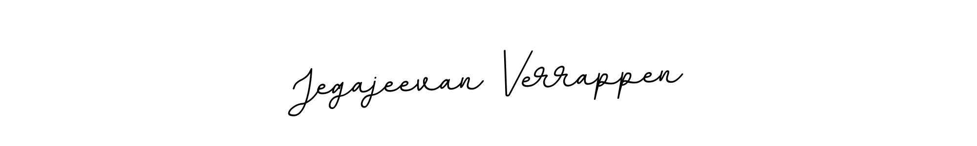 This is the best signature style for the Jegajeevan Verrappen name. Also you like these signature font (BallpointsItalic-DORy9). Mix name signature. Jegajeevan Verrappen signature style 11 images and pictures png
