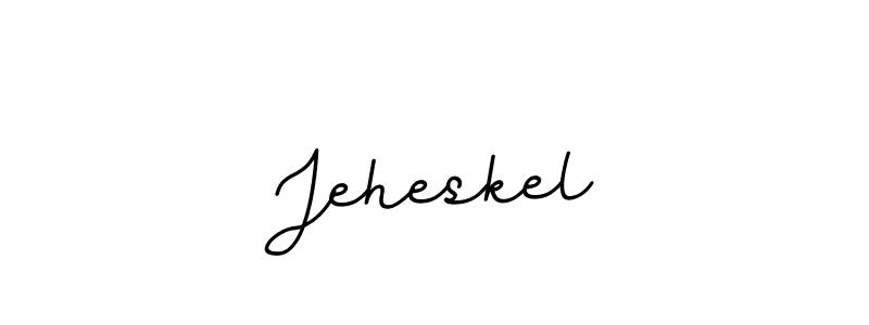 Make a beautiful signature design for name Jeheskel. With this signature (BallpointsItalic-DORy9) style, you can create a handwritten signature for free. Jeheskel signature style 11 images and pictures png