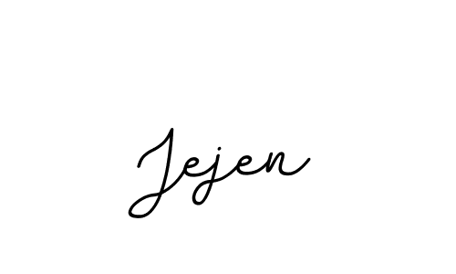 You should practise on your own different ways (BallpointsItalic-DORy9) to write your name (Jejen) in signature. don't let someone else do it for you. Jejen signature style 11 images and pictures png