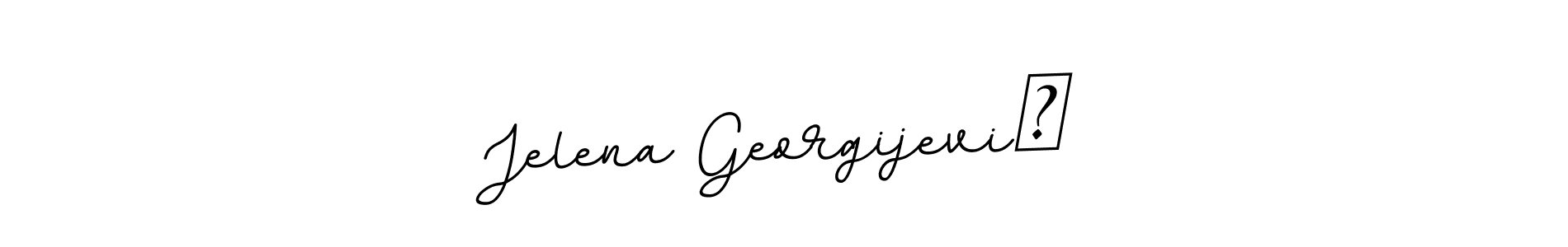 Also we have Jelena Georgijević name is the best signature style. Create professional handwritten signature collection using BallpointsItalic-DORy9 autograph style. Jelena Georgijević signature style 11 images and pictures png