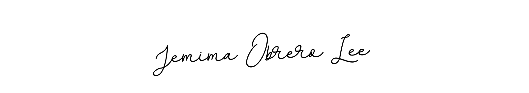 Also we have Jemima Obrero Lee name is the best signature style. Create professional handwritten signature collection using BallpointsItalic-DORy9 autograph style. Jemima Obrero Lee signature style 11 images and pictures png