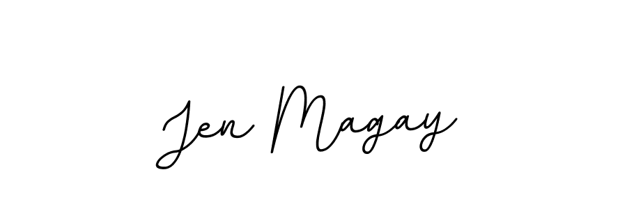 Once you've used our free online signature maker to create your best signature BallpointsItalic-DORy9 style, it's time to enjoy all of the benefits that Jen Magay name signing documents. Jen Magay signature style 11 images and pictures png