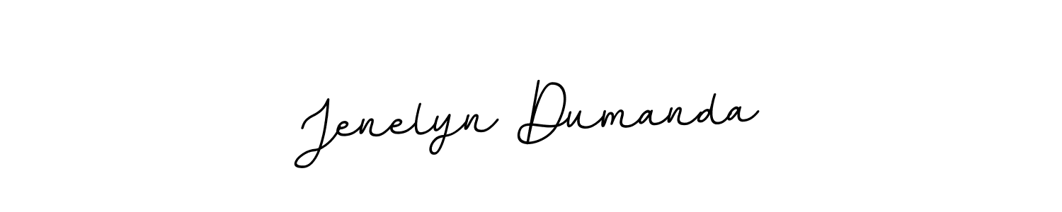 How to make Jenelyn Dumanda name signature. Use BallpointsItalic-DORy9 style for creating short signs online. This is the latest handwritten sign. Jenelyn Dumanda signature style 11 images and pictures png
