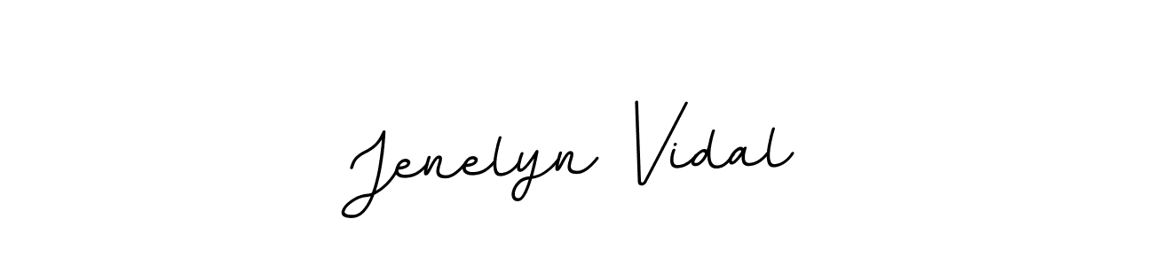 Create a beautiful signature design for name Jenelyn Vidal. With this signature (BallpointsItalic-DORy9) fonts, you can make a handwritten signature for free. Jenelyn Vidal signature style 11 images and pictures png