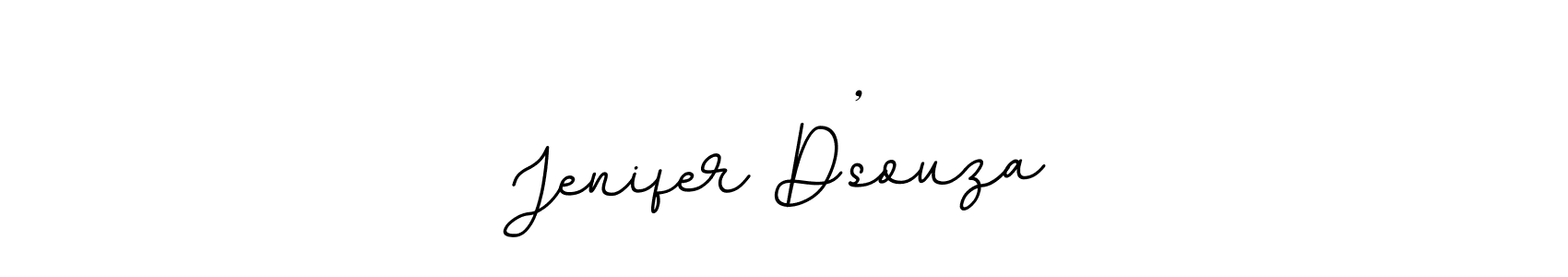 if you are searching for the best signature style for your name Jenifer D’souza. so please give up your signature search. here we have designed multiple signature styles  using BallpointsItalic-DORy9. Jenifer D’souza signature style 11 images and pictures png