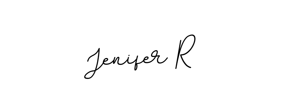 This is the best signature style for the Jenifer R name. Also you like these signature font (BallpointsItalic-DORy9). Mix name signature. Jenifer R signature style 11 images and pictures png