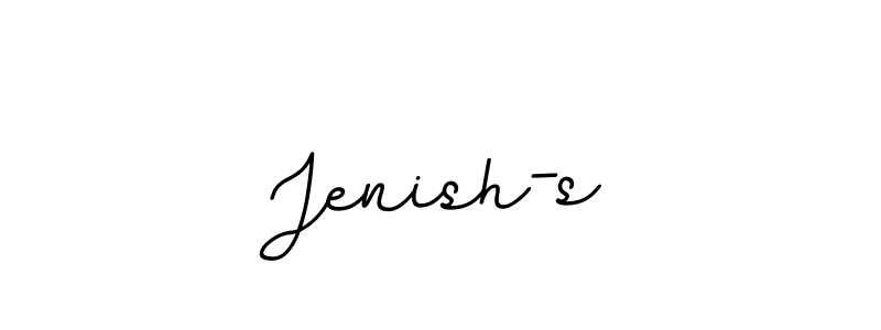 Jenish-s stylish signature style. Best Handwritten Sign (BallpointsItalic-DORy9) for my name. Handwritten Signature Collection Ideas for my name Jenish-s. Jenish-s signature style 11 images and pictures png