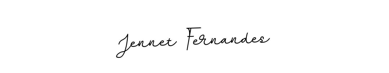 Make a beautiful signature design for name Jennet Fernandes. With this signature (BallpointsItalic-DORy9) style, you can create a handwritten signature for free. Jennet Fernandes signature style 11 images and pictures png