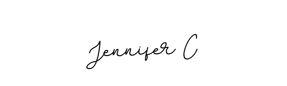 The best way (BallpointsItalic-DORy9) to make a short signature is to pick only two or three words in your name. The name Jennifer C include a total of six letters. For converting this name. Jennifer C signature style 11 images and pictures png
