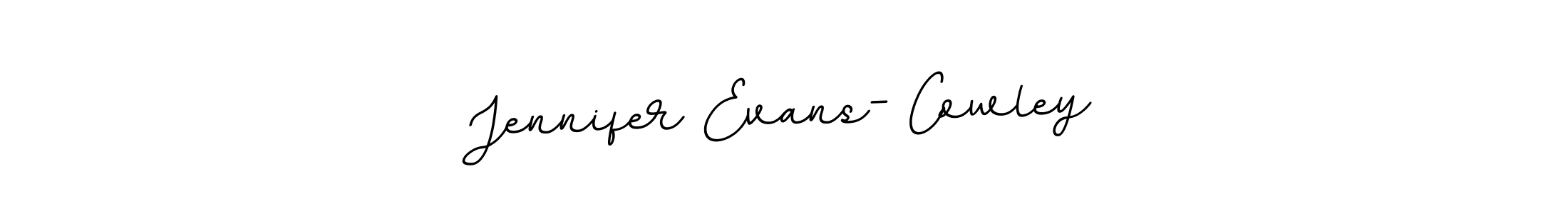 Use a signature maker to create a handwritten signature online. With this signature software, you can design (BallpointsItalic-DORy9) your own signature for name Jennifer Evans- Cowley. Jennifer Evans- Cowley signature style 11 images and pictures png