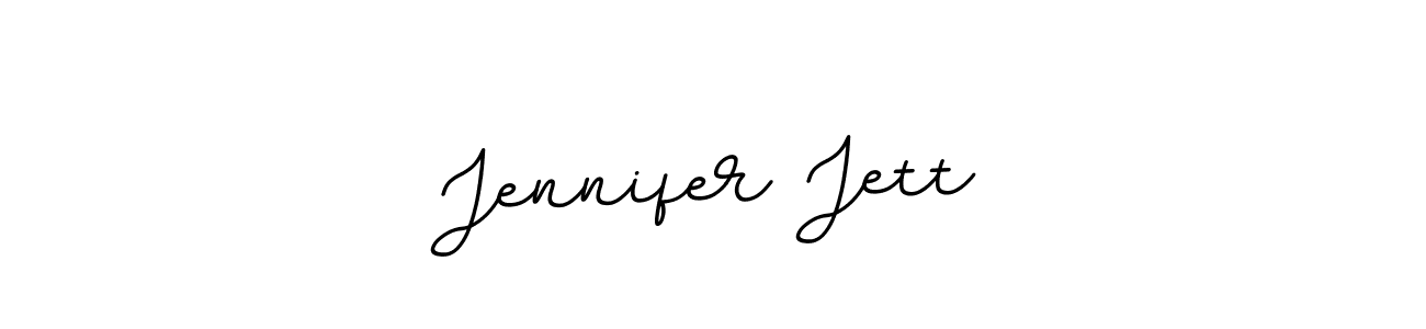 Jennifer Jett stylish signature style. Best Handwritten Sign (BallpointsItalic-DORy9) for my name. Handwritten Signature Collection Ideas for my name Jennifer Jett. Jennifer Jett signature style 11 images and pictures png