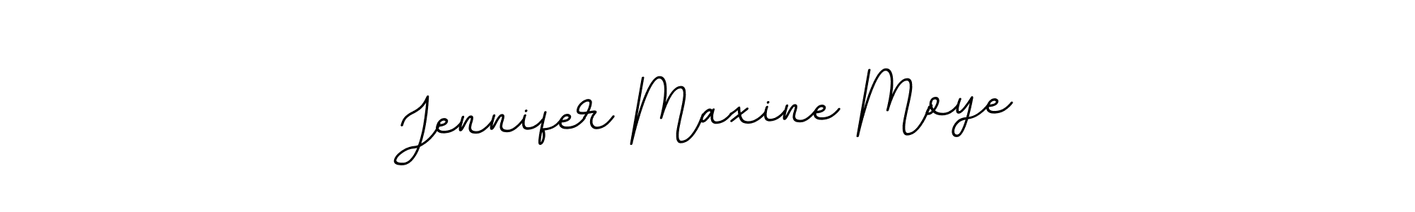Make a beautiful signature design for name Jennifer Maxine Moye. With this signature (BallpointsItalic-DORy9) style, you can create a handwritten signature for free. Jennifer Maxine Moye signature style 11 images and pictures png