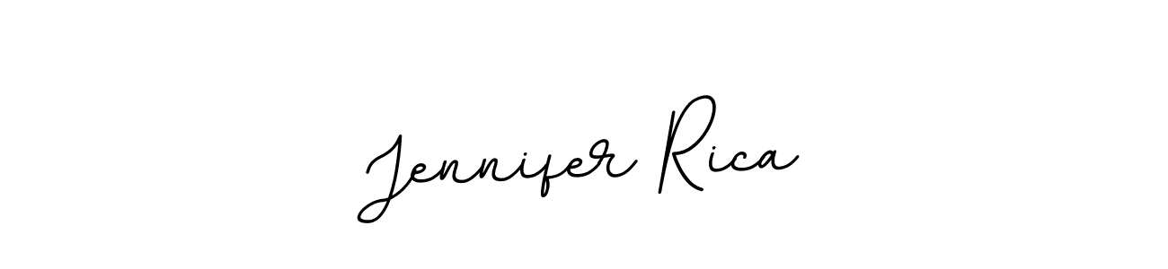 Make a beautiful signature design for name Jennifer Rica. With this signature (BallpointsItalic-DORy9) style, you can create a handwritten signature for free. Jennifer Rica signature style 11 images and pictures png