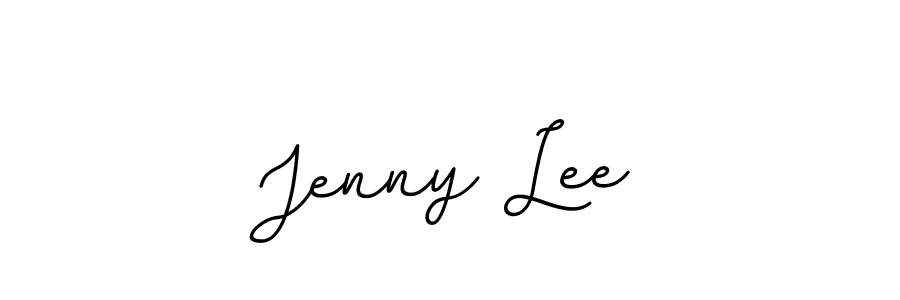 You should practise on your own different ways (BallpointsItalic-DORy9) to write your name (Jenny Lee) in signature. don't let someone else do it for you. Jenny Lee signature style 11 images and pictures png
