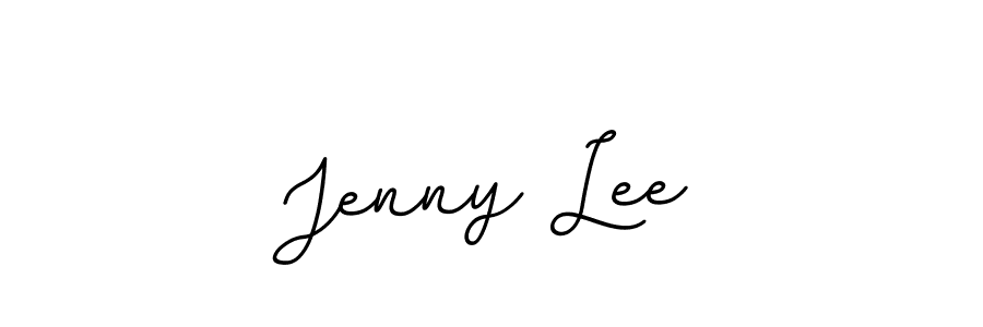 Use a signature maker to create a handwritten signature online. With this signature software, you can design (BallpointsItalic-DORy9) your own signature for name Jenny Lee. Jenny Lee signature style 11 images and pictures png