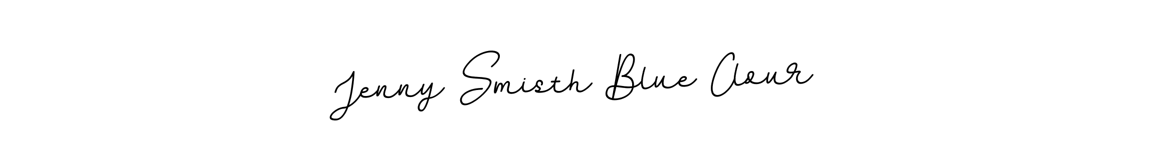 if you are searching for the best signature style for your name Jenny Smisth Blue Clour. so please give up your signature search. here we have designed multiple signature styles  using BallpointsItalic-DORy9. Jenny Smisth Blue Clour signature style 11 images and pictures png