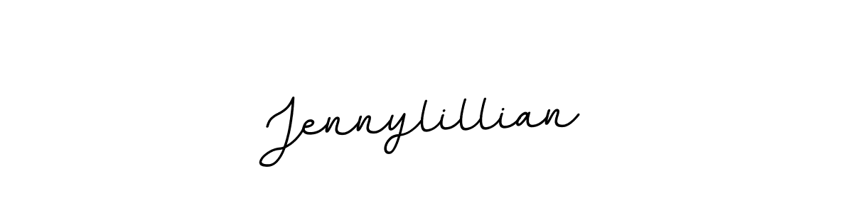 Create a beautiful signature design for name Jennylillian. With this signature (BallpointsItalic-DORy9) fonts, you can make a handwritten signature for free. Jennylillian signature style 11 images and pictures png