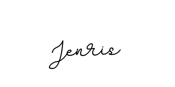 Design your own signature with our free online signature maker. With this signature software, you can create a handwritten (BallpointsItalic-DORy9) signature for name Jenris. Jenris signature style 11 images and pictures png