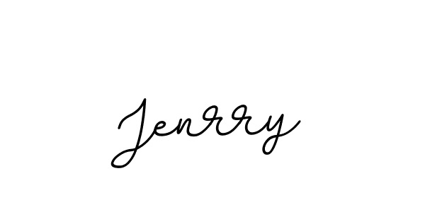 Design your own signature with our free online signature maker. With this signature software, you can create a handwritten (BallpointsItalic-DORy9) signature for name Jenrry. Jenrry signature style 11 images and pictures png