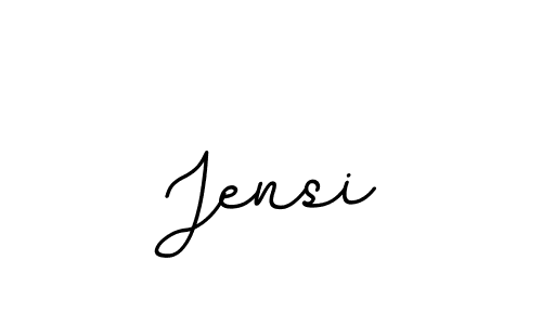 Make a beautiful signature design for name Jensi. With this signature (BallpointsItalic-DORy9) style, you can create a handwritten signature for free. Jensi signature style 11 images and pictures png