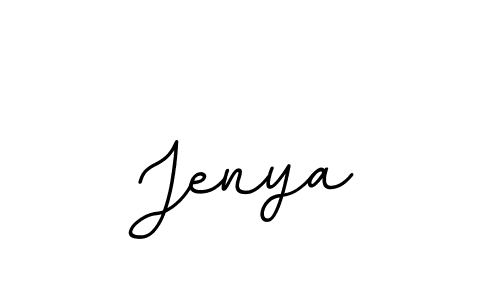 Design your own signature with our free online signature maker. With this signature software, you can create a handwritten (BallpointsItalic-DORy9) signature for name Jenya. Jenya signature style 11 images and pictures png