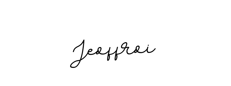 Jeoffroi stylish signature style. Best Handwritten Sign (BallpointsItalic-DORy9) for my name. Handwritten Signature Collection Ideas for my name Jeoffroi. Jeoffroi signature style 11 images and pictures png