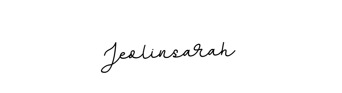 if you are searching for the best signature style for your name Jeolinsarah. so please give up your signature search. here we have designed multiple signature styles  using BallpointsItalic-DORy9. Jeolinsarah signature style 11 images and pictures png